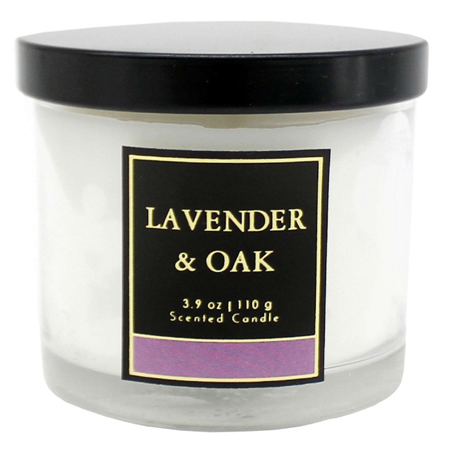 Home Accessories * | Lavender Oak Scented Jar Candle, 3.9Oz Reduction In Price